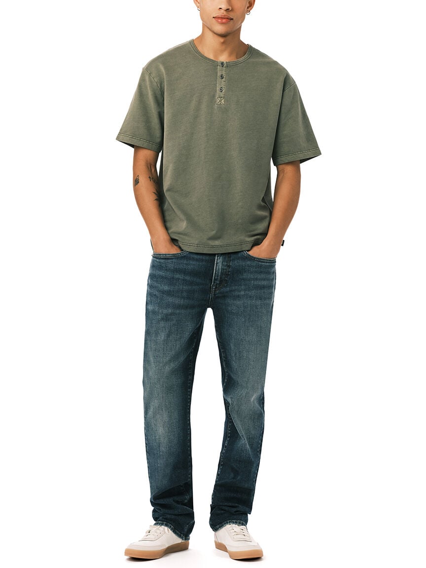 straight six jeans antique wash