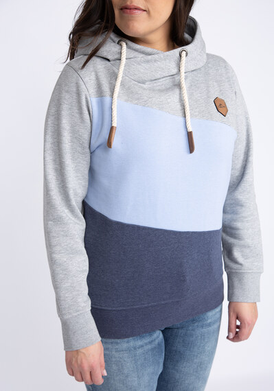 ainsley colorblock hooded popover Image 4
