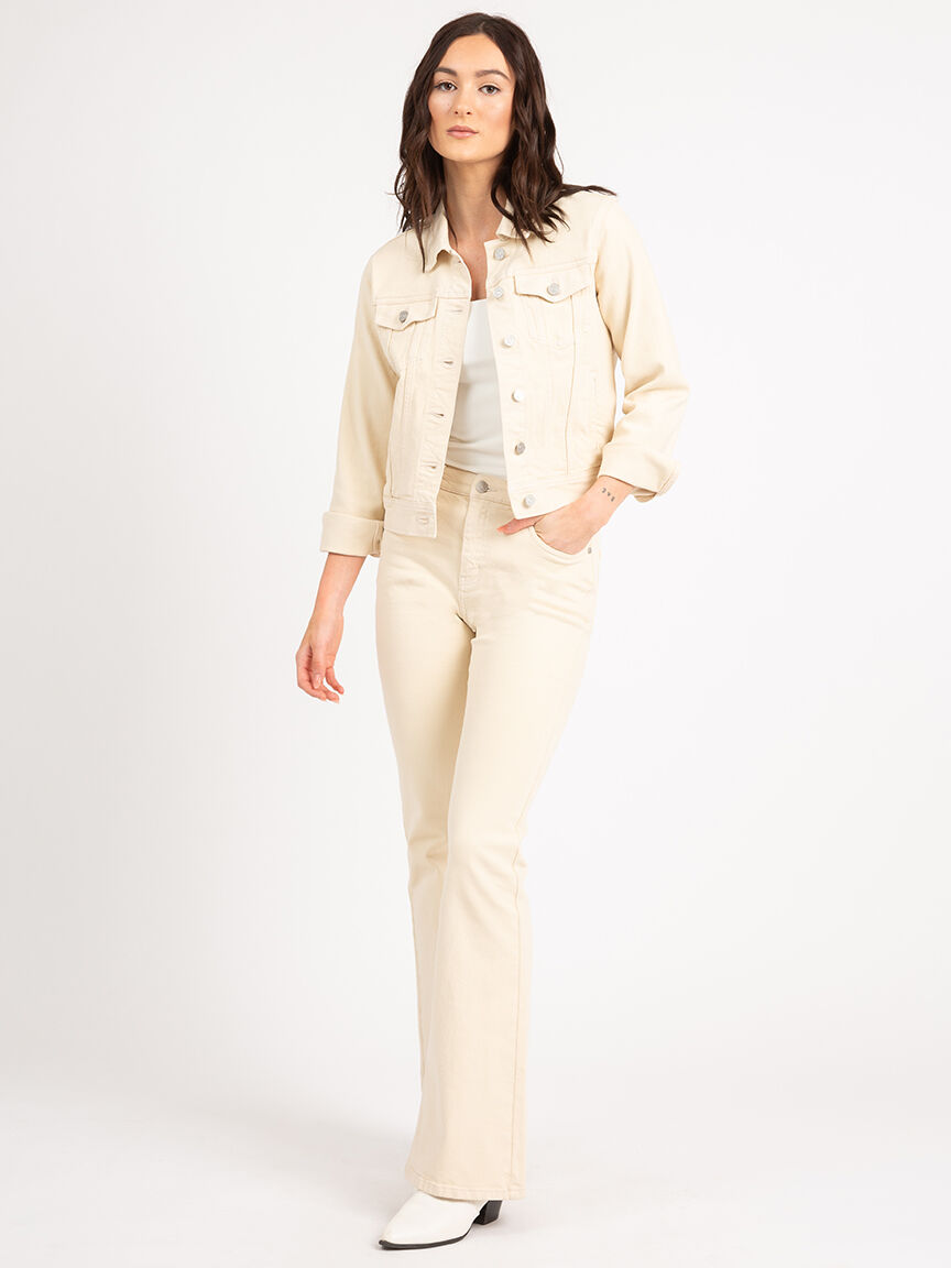 ecru jean jacket Image 2