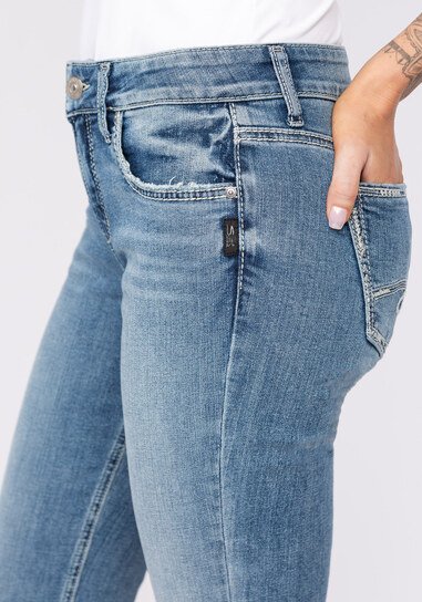 curvy fit bootcut jeans