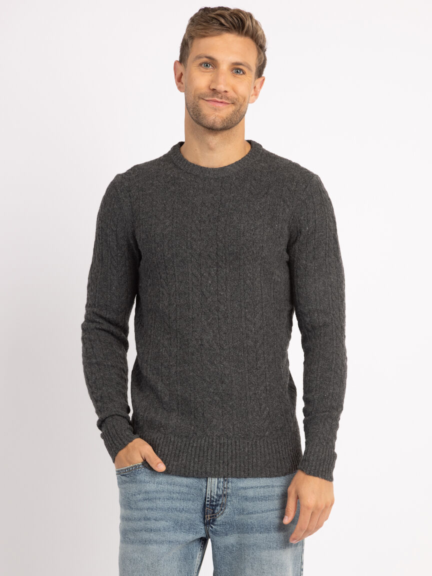 barron cable knit sweater