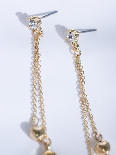 clover chain earring clover chain earring
