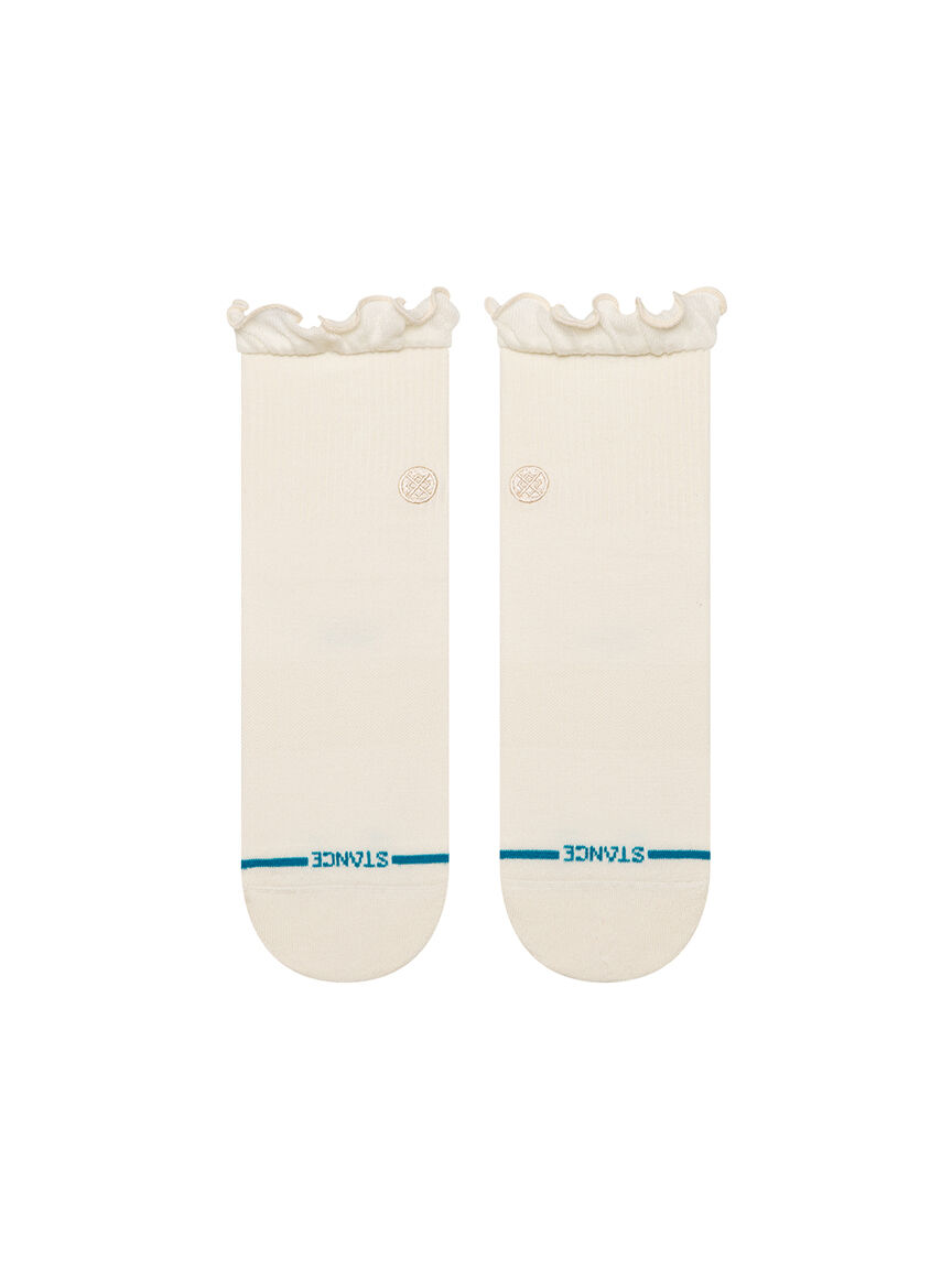 ruffle icon quarter socks