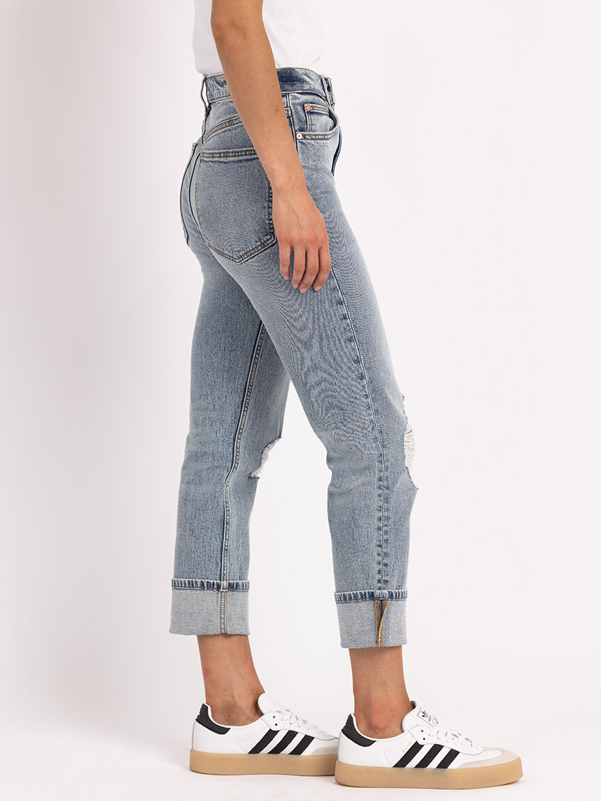 ava stovepipe jean light authentic Image 4