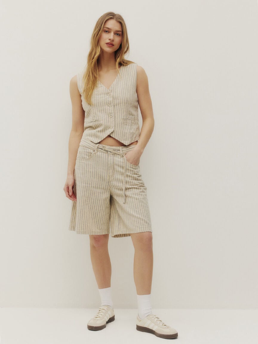 hudson belted shorts