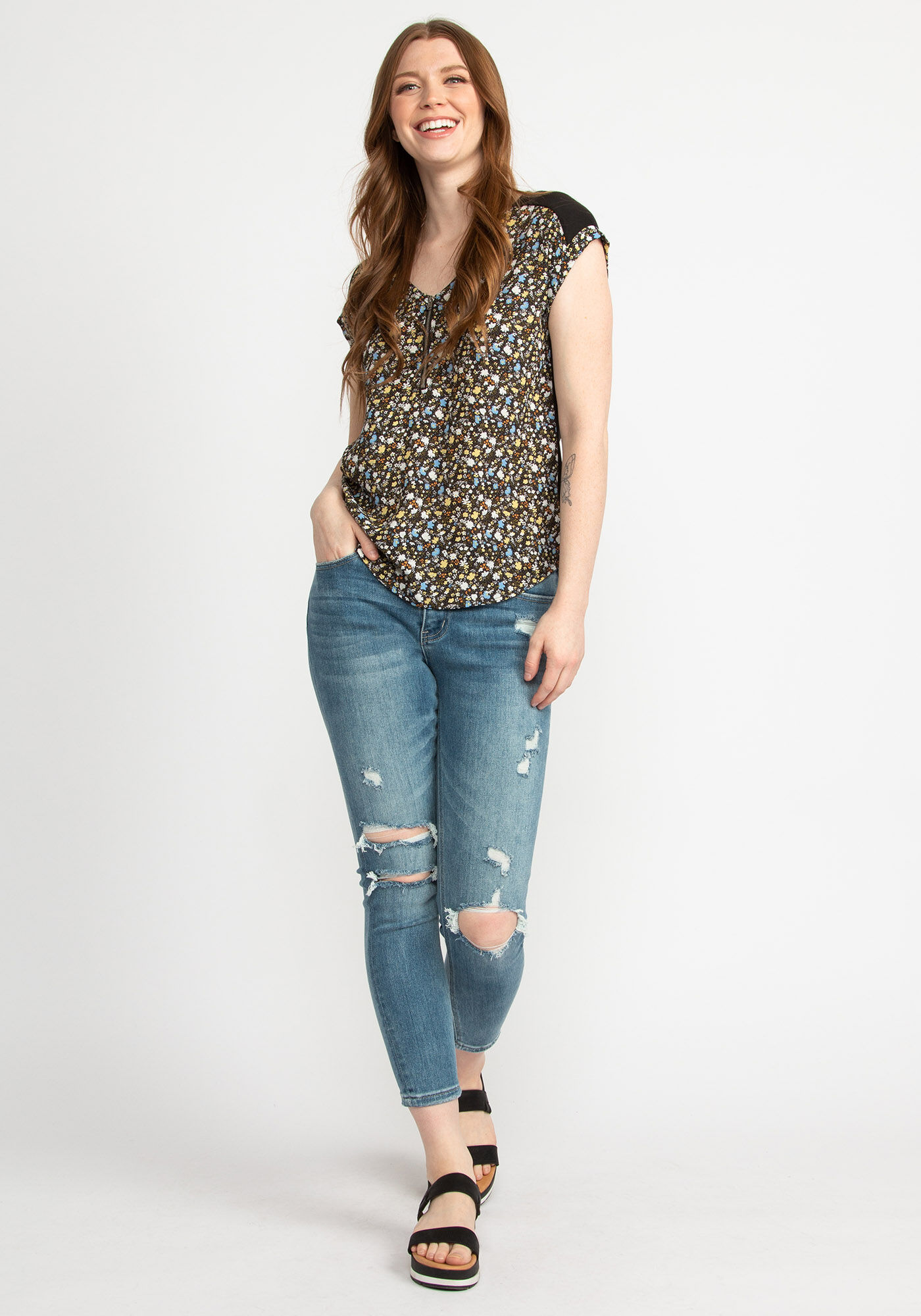reece short sleeve blouse Image 3