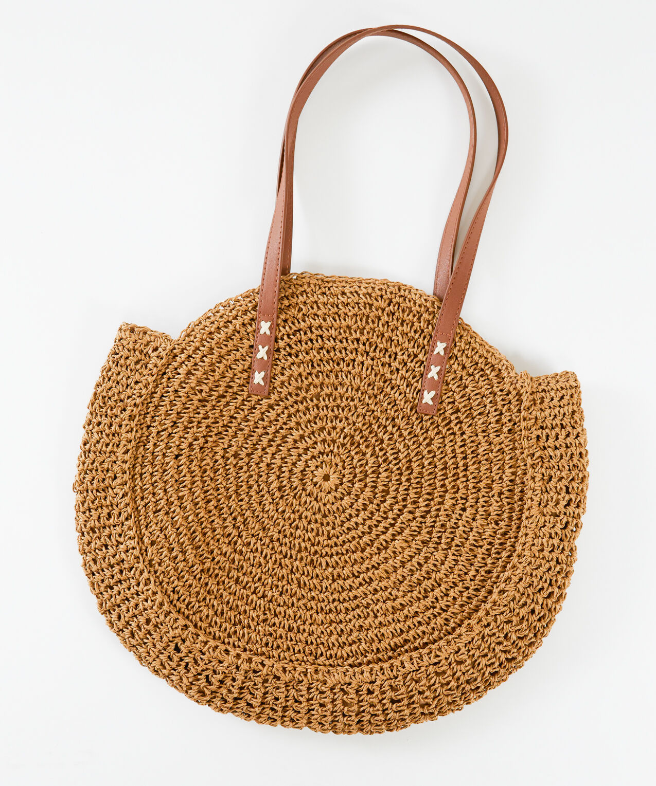 circle straw handbag Bootlegger 2000001821