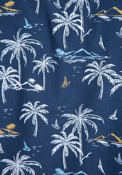 palm tree short sleeve shirt Image 5