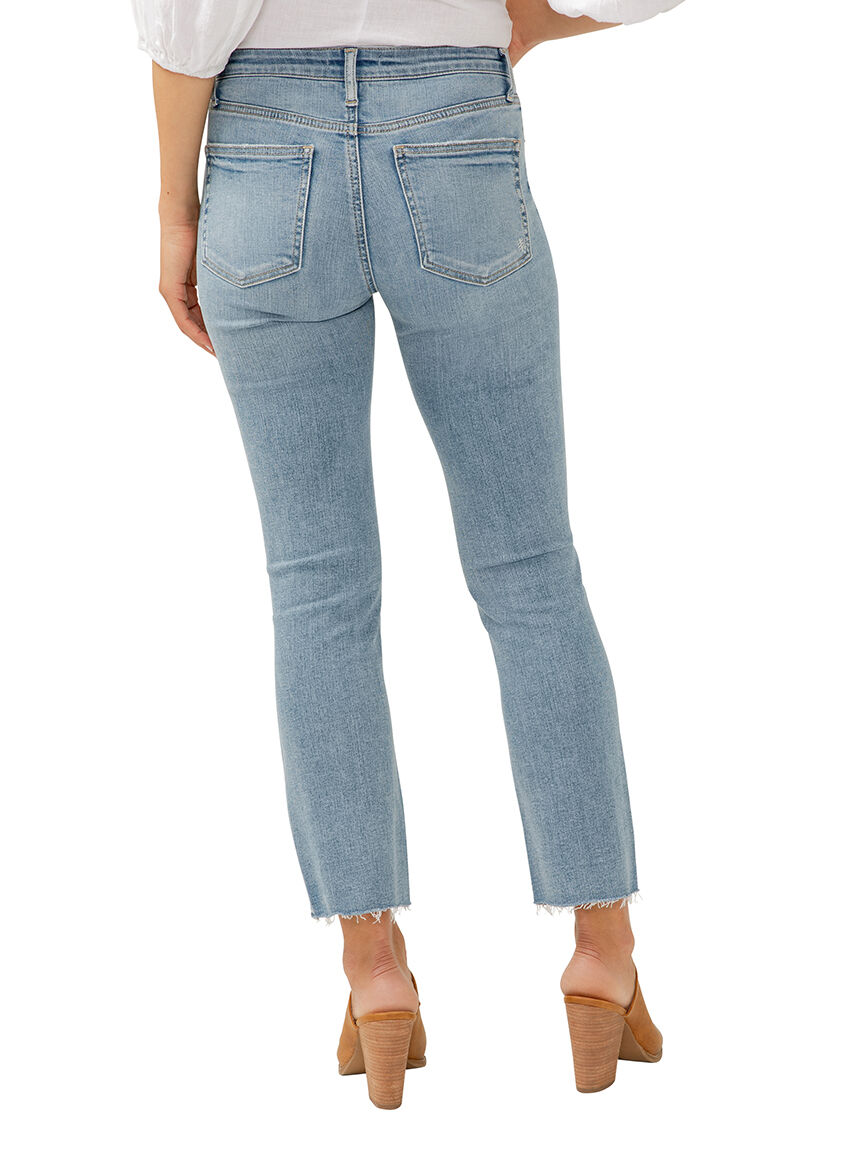 Most Wanted Mid Rise Ankle Straight Jeans