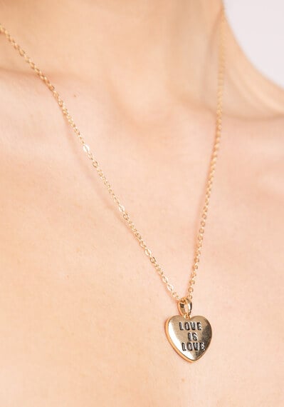 necklace love is love Image 3