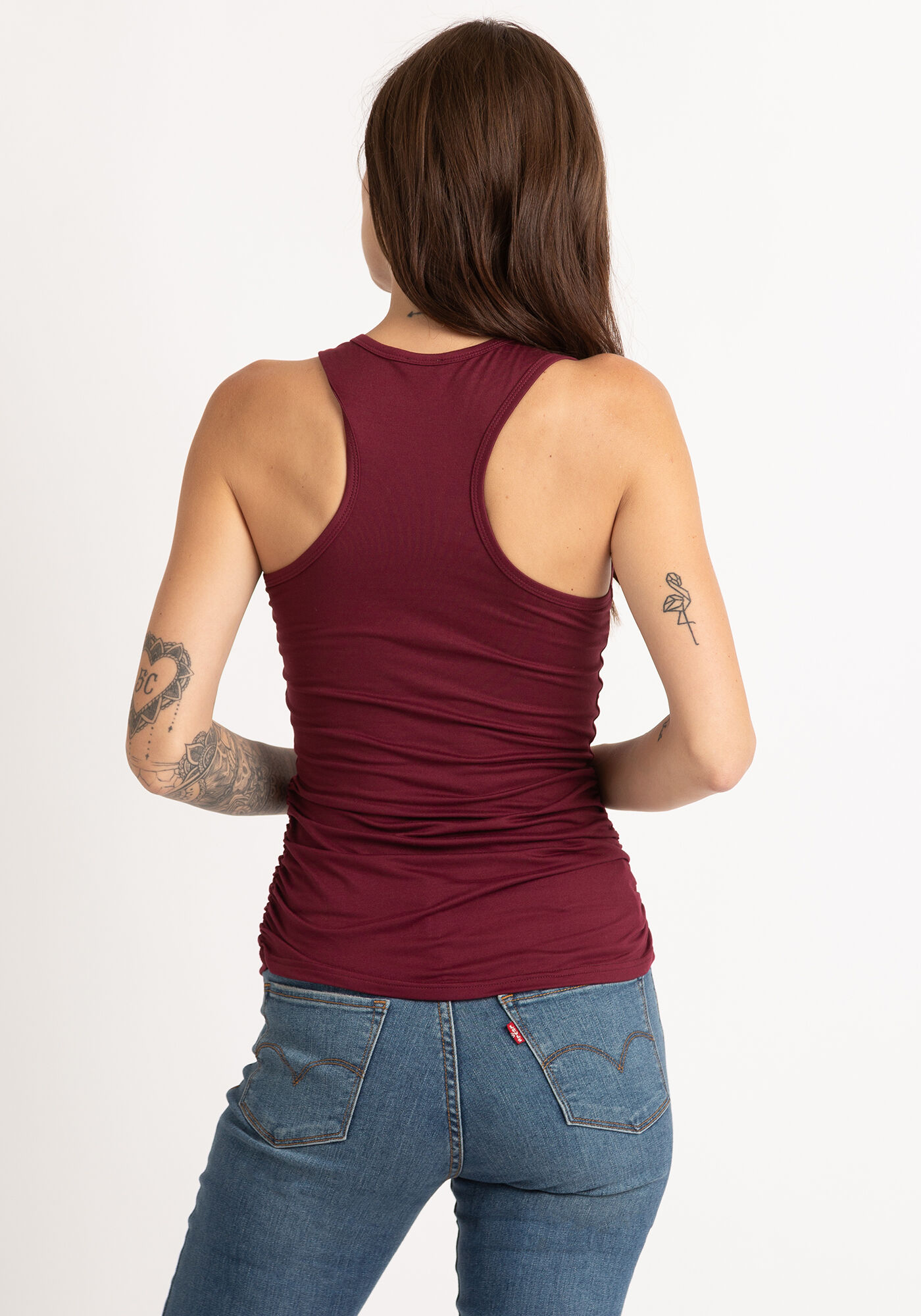 scoop neck tank top Image 2