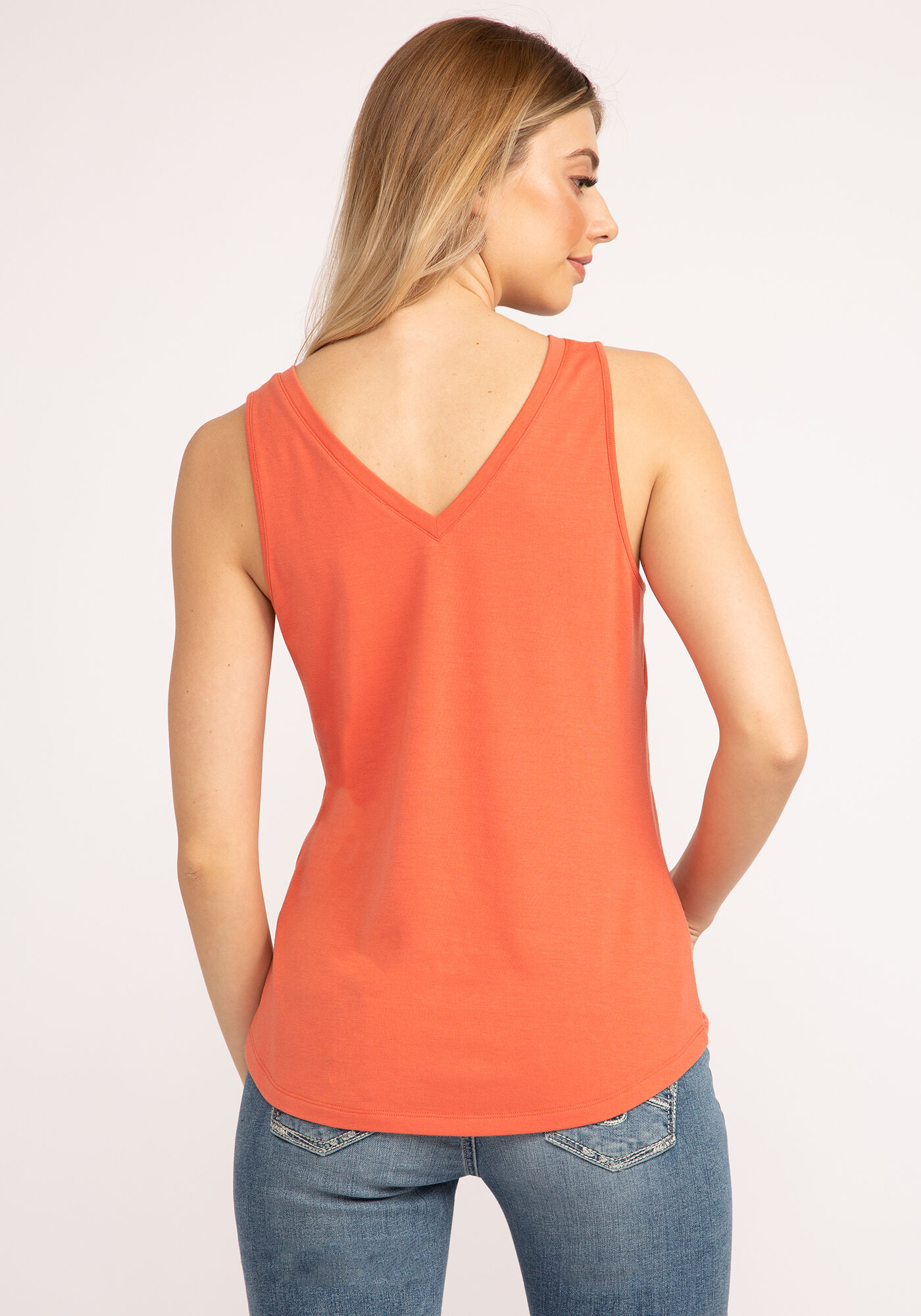 tammi double v-neck tank top Image 2