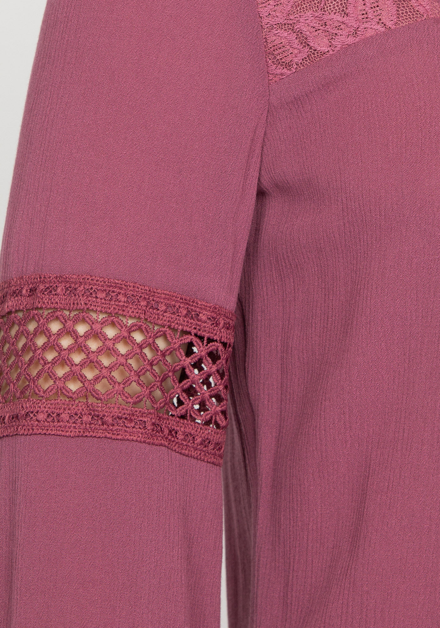 maggie square neck lace trimmed blouse Image 5