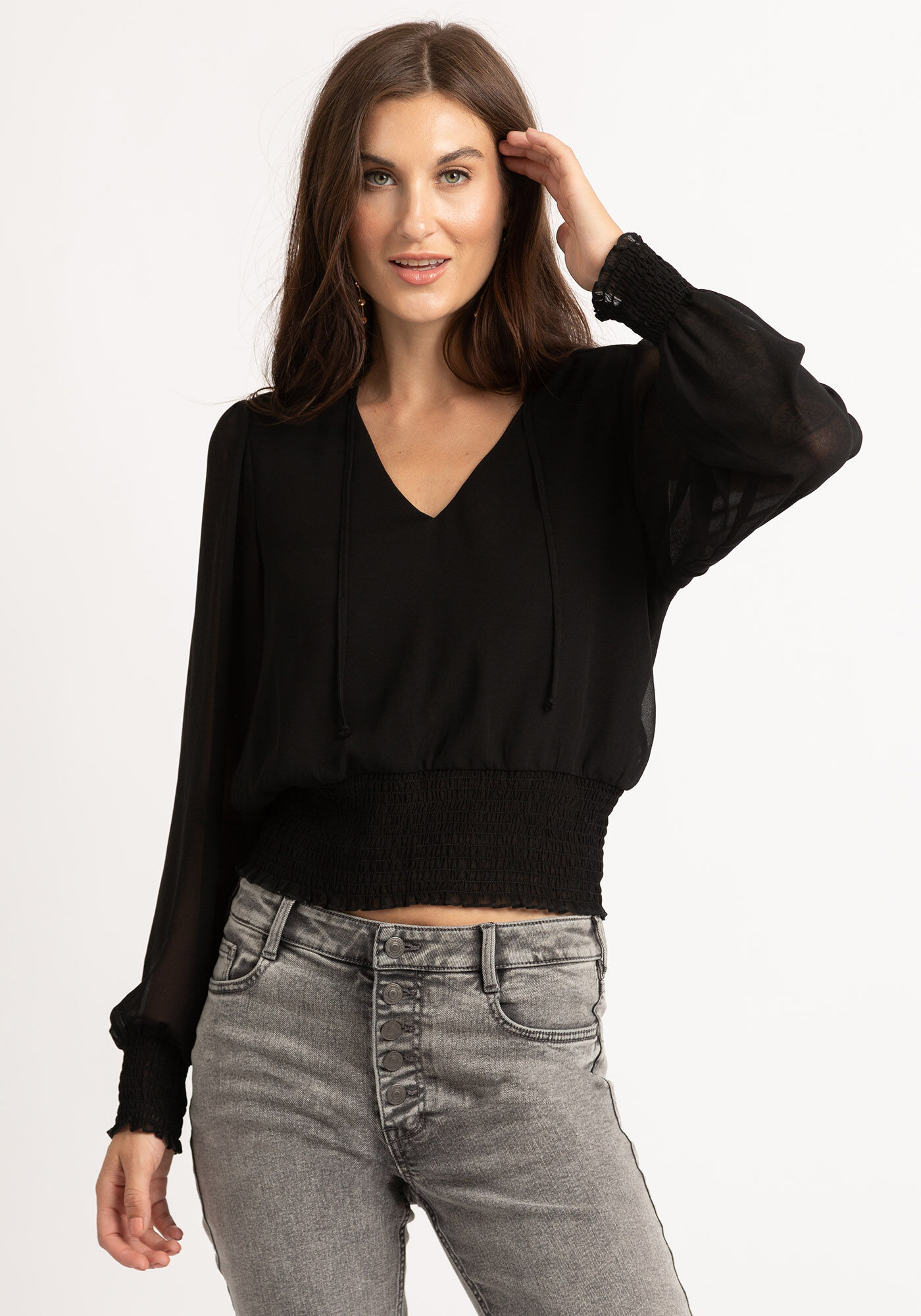 bellatrix v-neck blouse Image 2