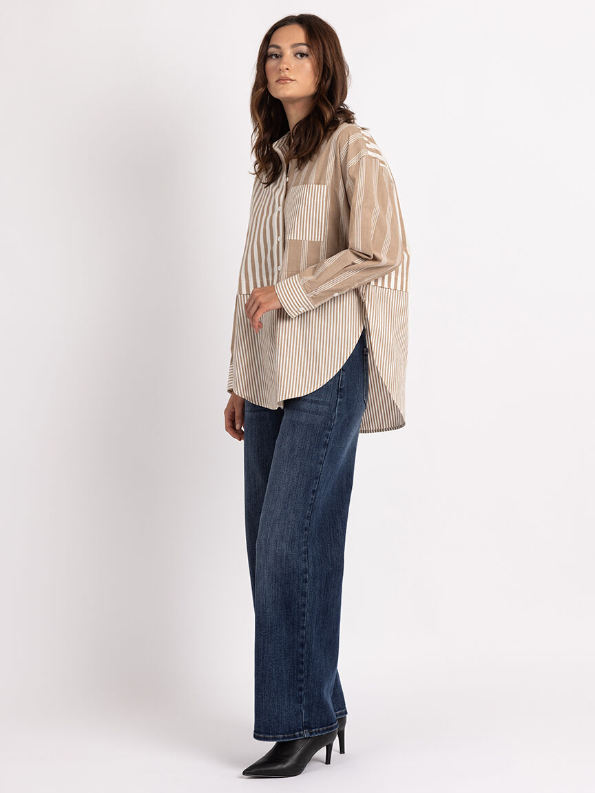 kelsea stripe shirt Image 3