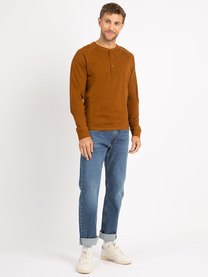 lucas long sleeve henley t-shirt Image 2