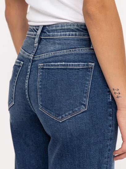 wide leg trouser jean dark authentic wide leg trouser jean dark authentic