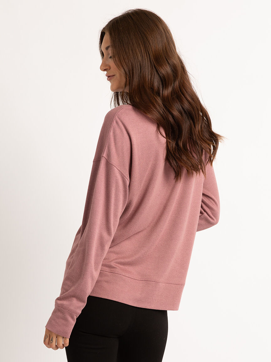 hermione super soft crew neck popover Image 4
