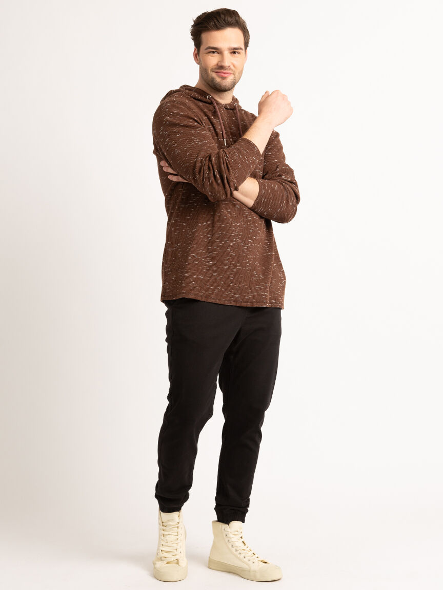 jace space dye waffle hoodie Image 3