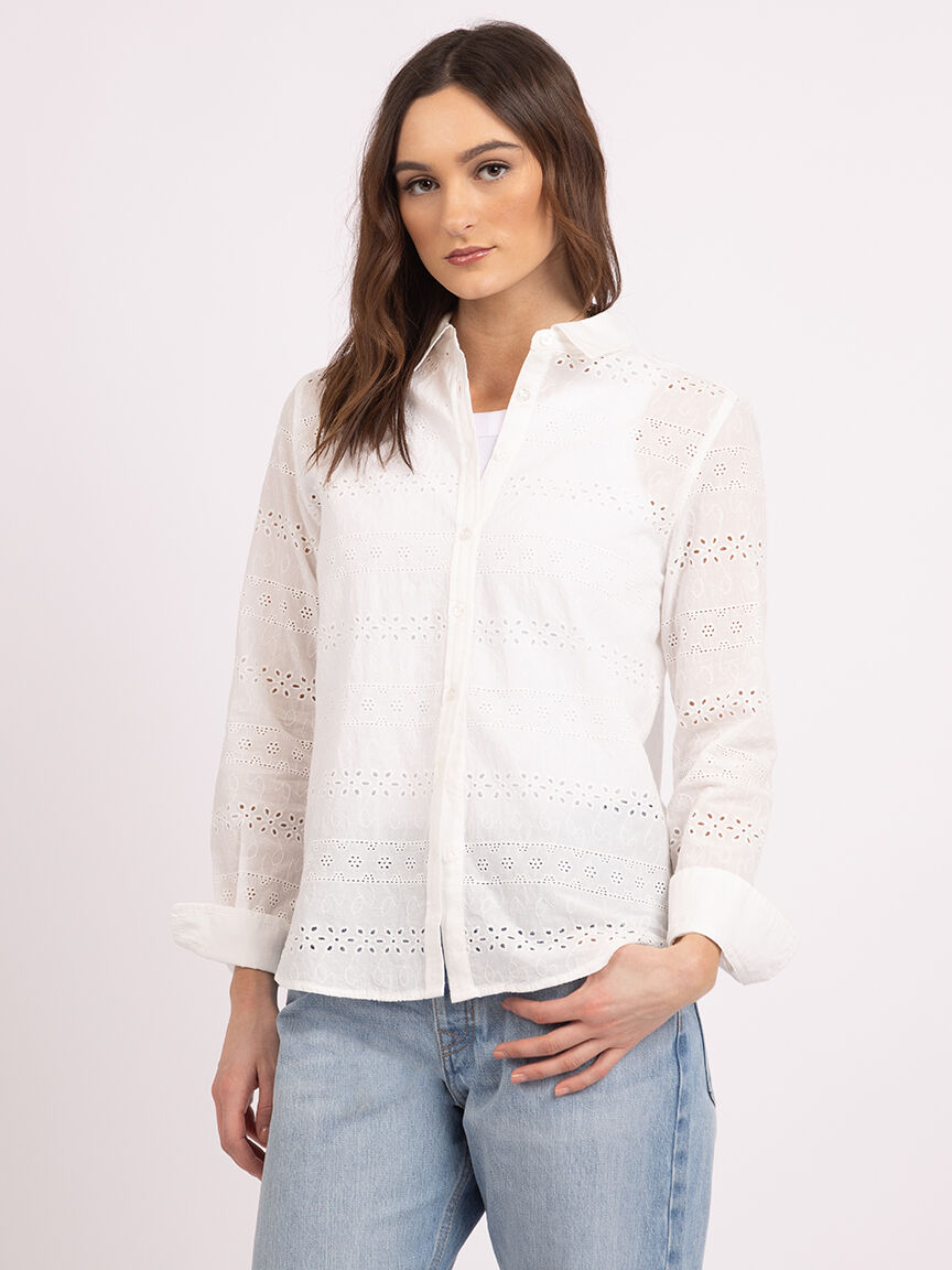 pruitt eyelet shirt Image 1