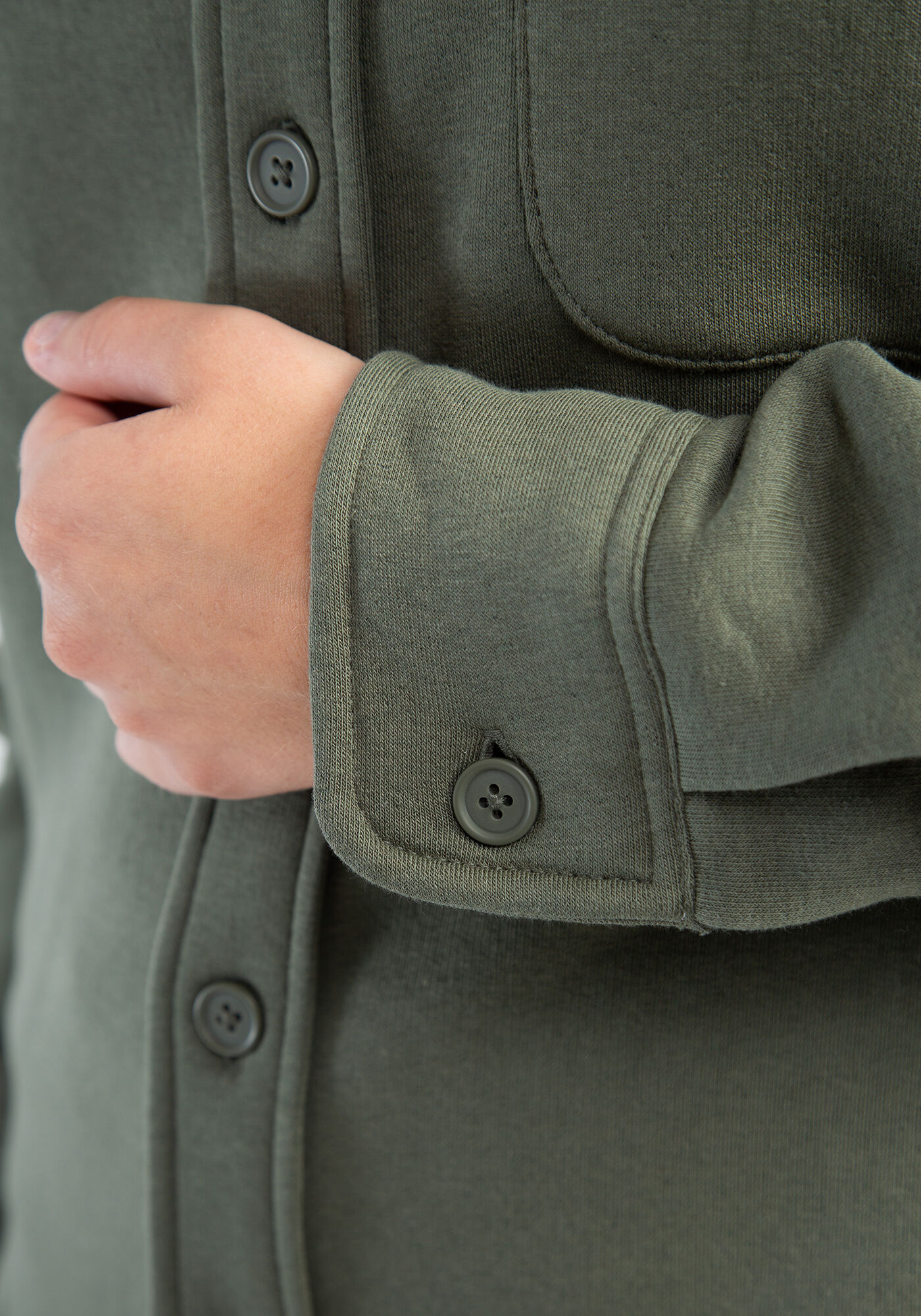 kaden fleece shacket Image 6