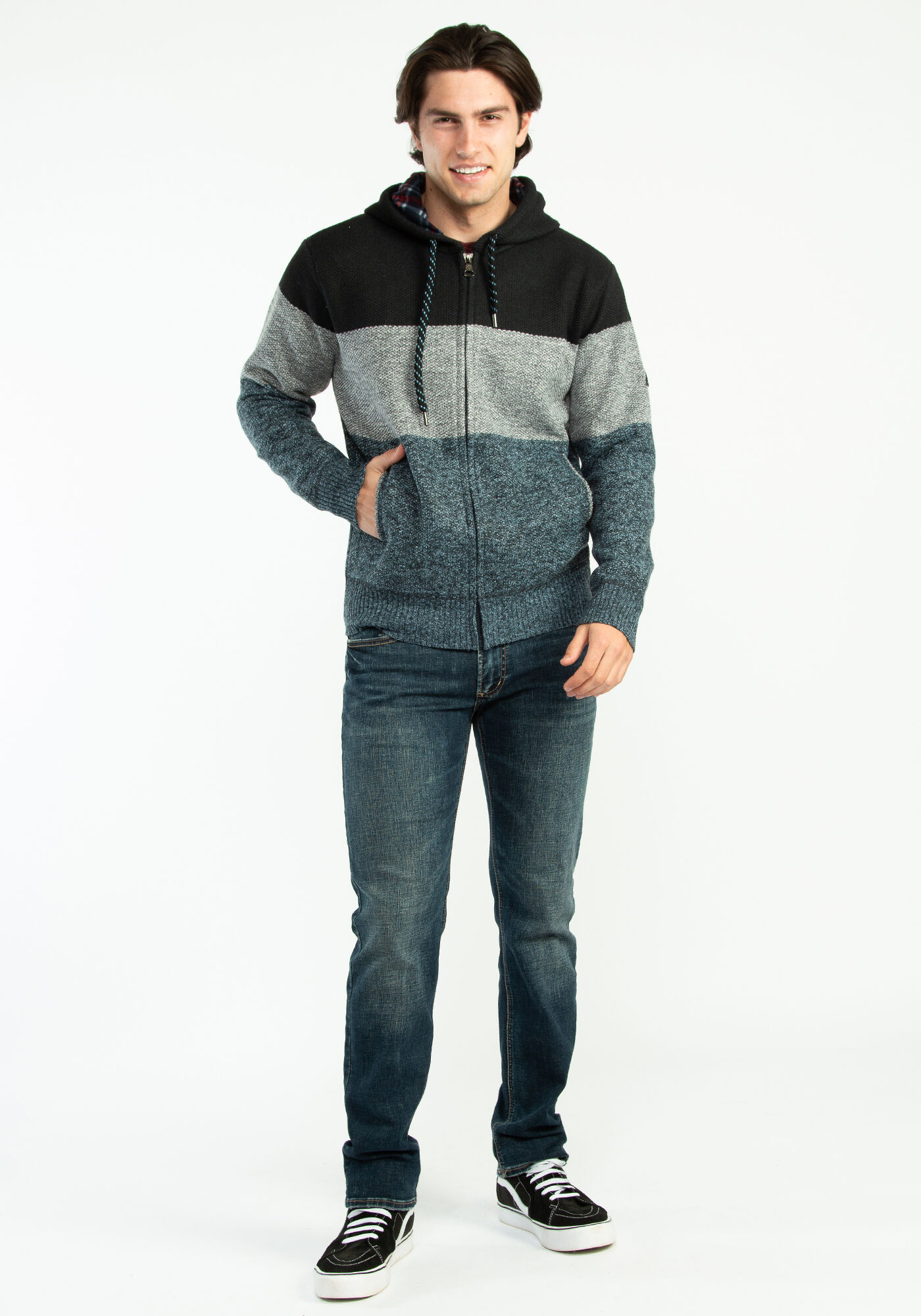 colourblock hoodie Image 3