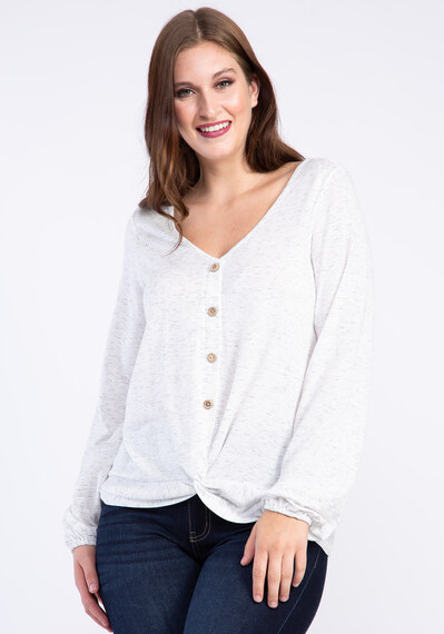 tanis knot front long sleeve Image 1