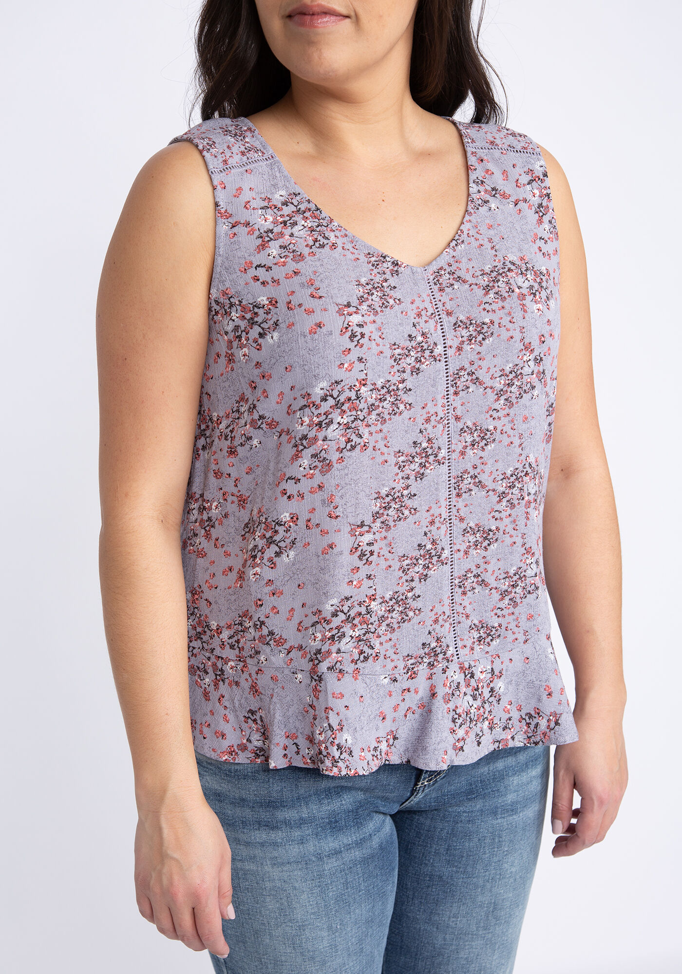 Calista peplum tank top Image 4