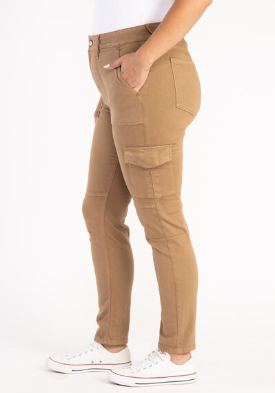 high rise skinny coloured cargo high rise skinny coloured cargo Image 6