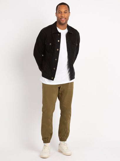 luke black denim trucker jacket luke black denim trucker jacket