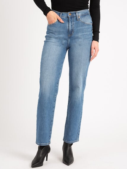 Highly Desirable High Rise Straight Leg Jeans Image 2