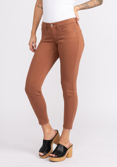 mid rise skinny jeans Image 3