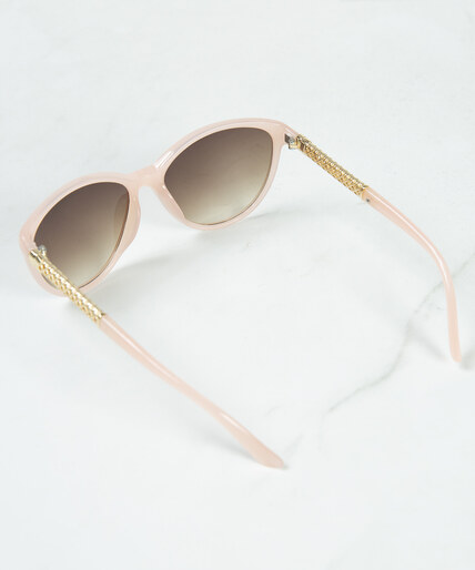 pink frame sunglasses Image 3