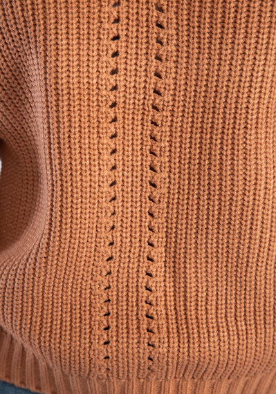 pointelle sweater popover Image 6