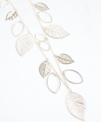 stationed leaf necklace  stationed leaf necklace  Image 3