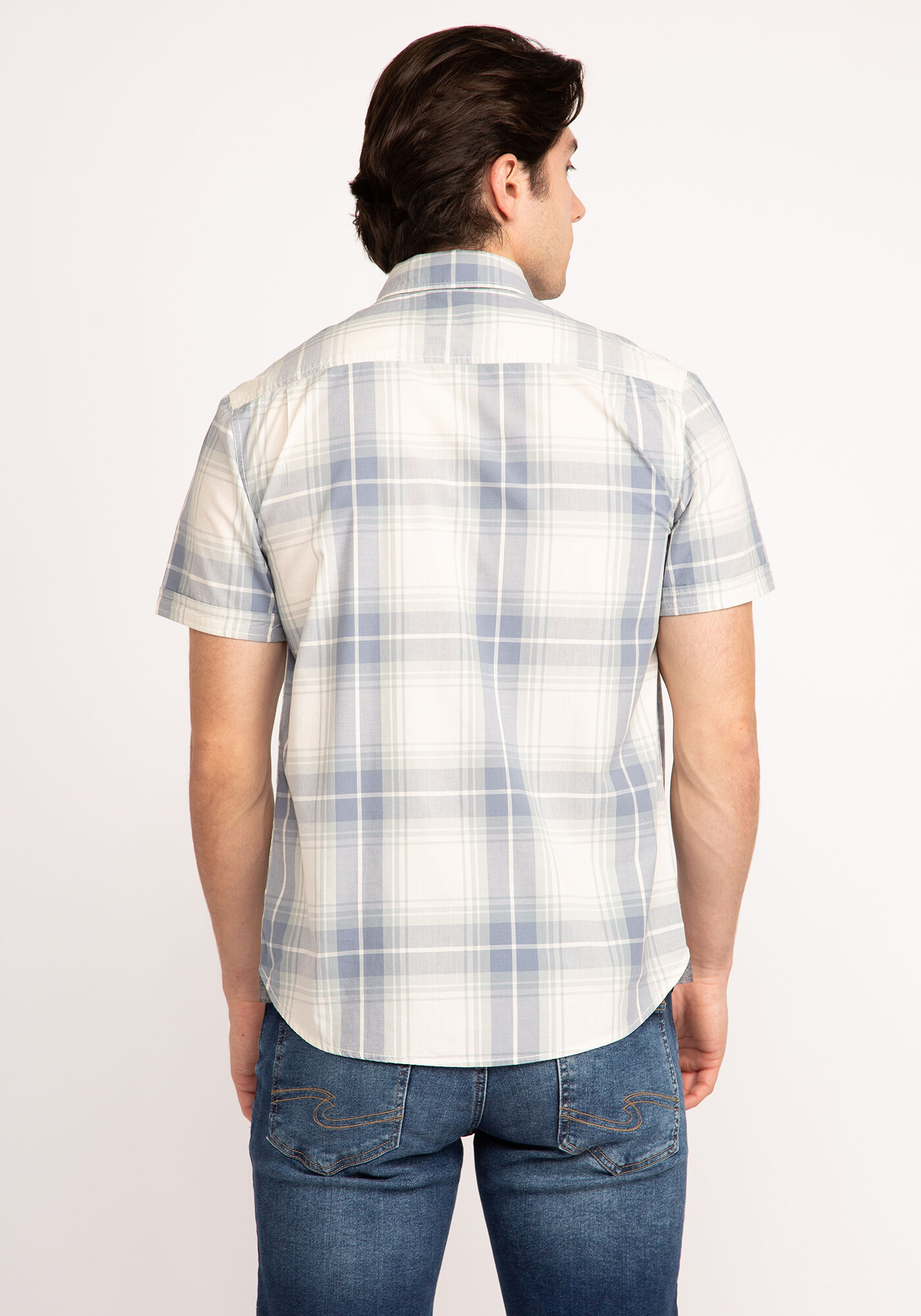 bombay plaid short sleeve shirt Image 2