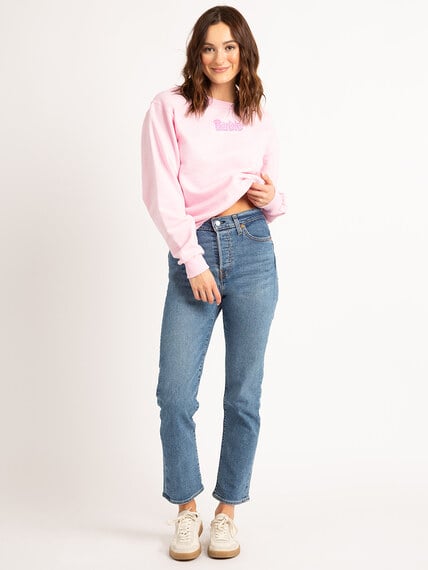 crew neck sweatshirt w/ back graphic crew neck sweatshirt w/ back graphic Image 2