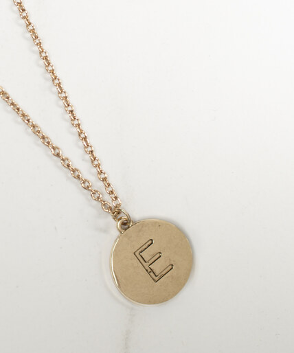 initial necklace - e Image 2