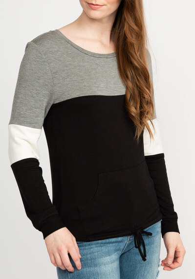 laurie color block sweatshirt Image 4