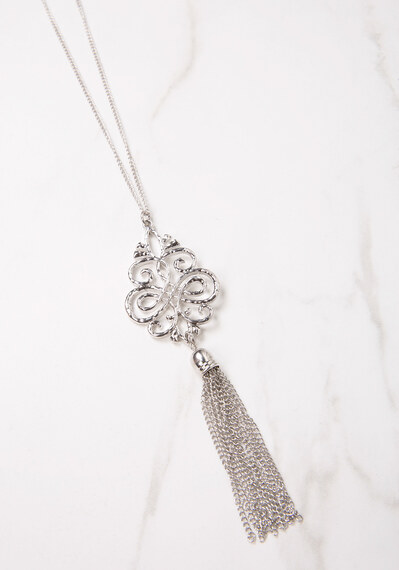 necklace w filigree pendant Image 3