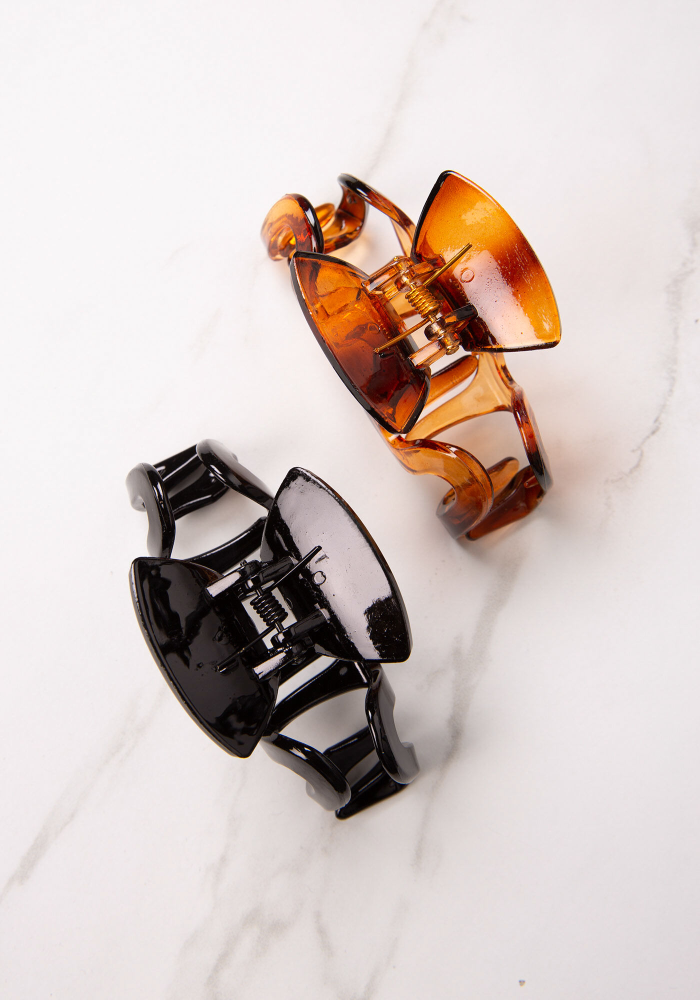 hair 2 pack claw clips Image 2