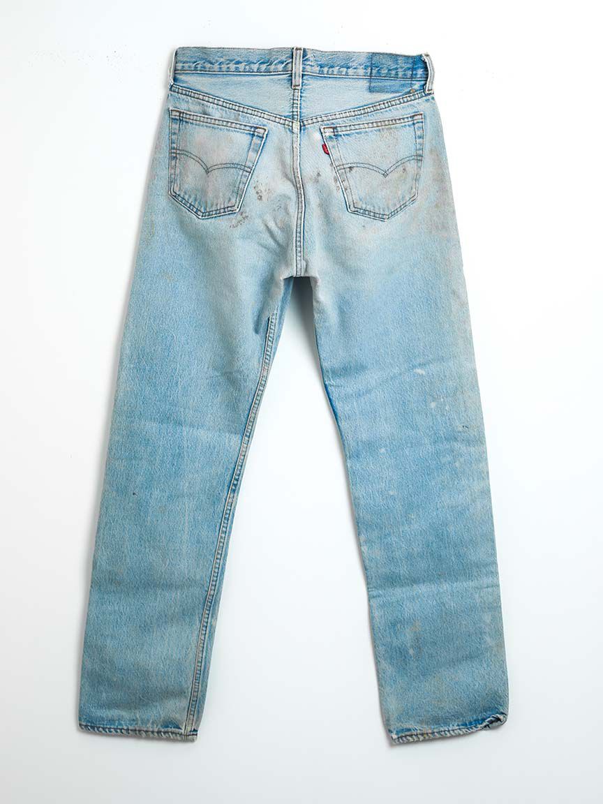 levi's 501 jean with repairs circa early 80s Image 3