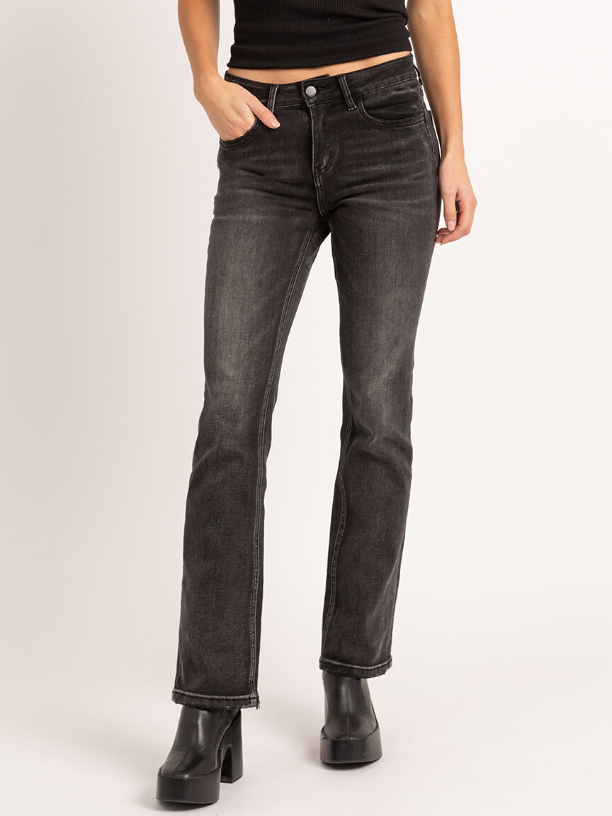 Black slim sale bootcut jeans
