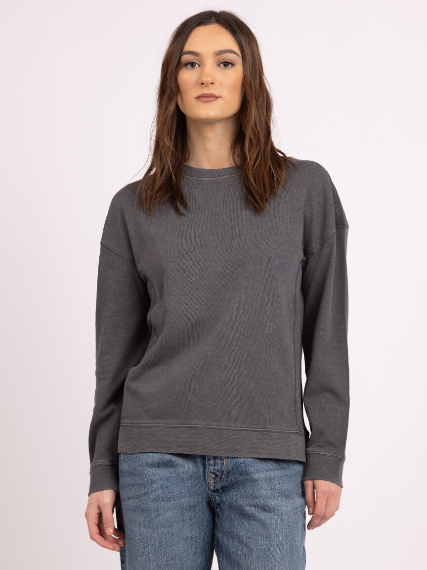 joni crew neck top