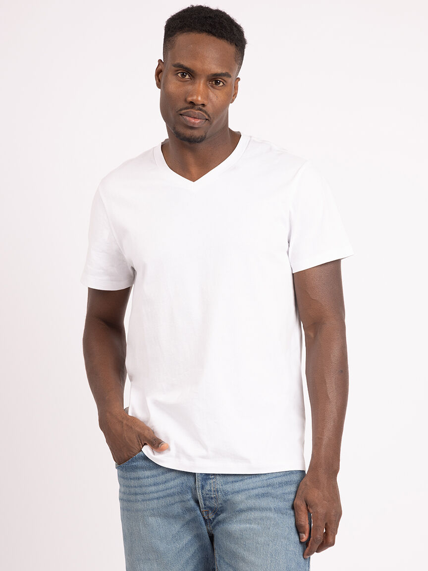 miles v neck basic tee Image 1