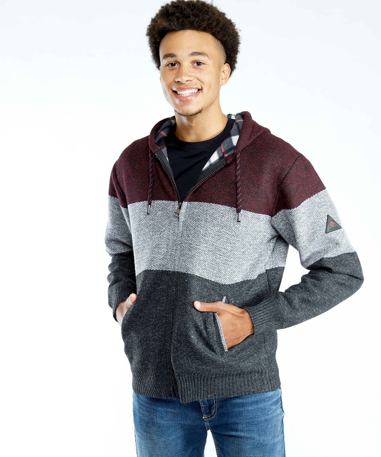 fleece lined hoodie Image 1