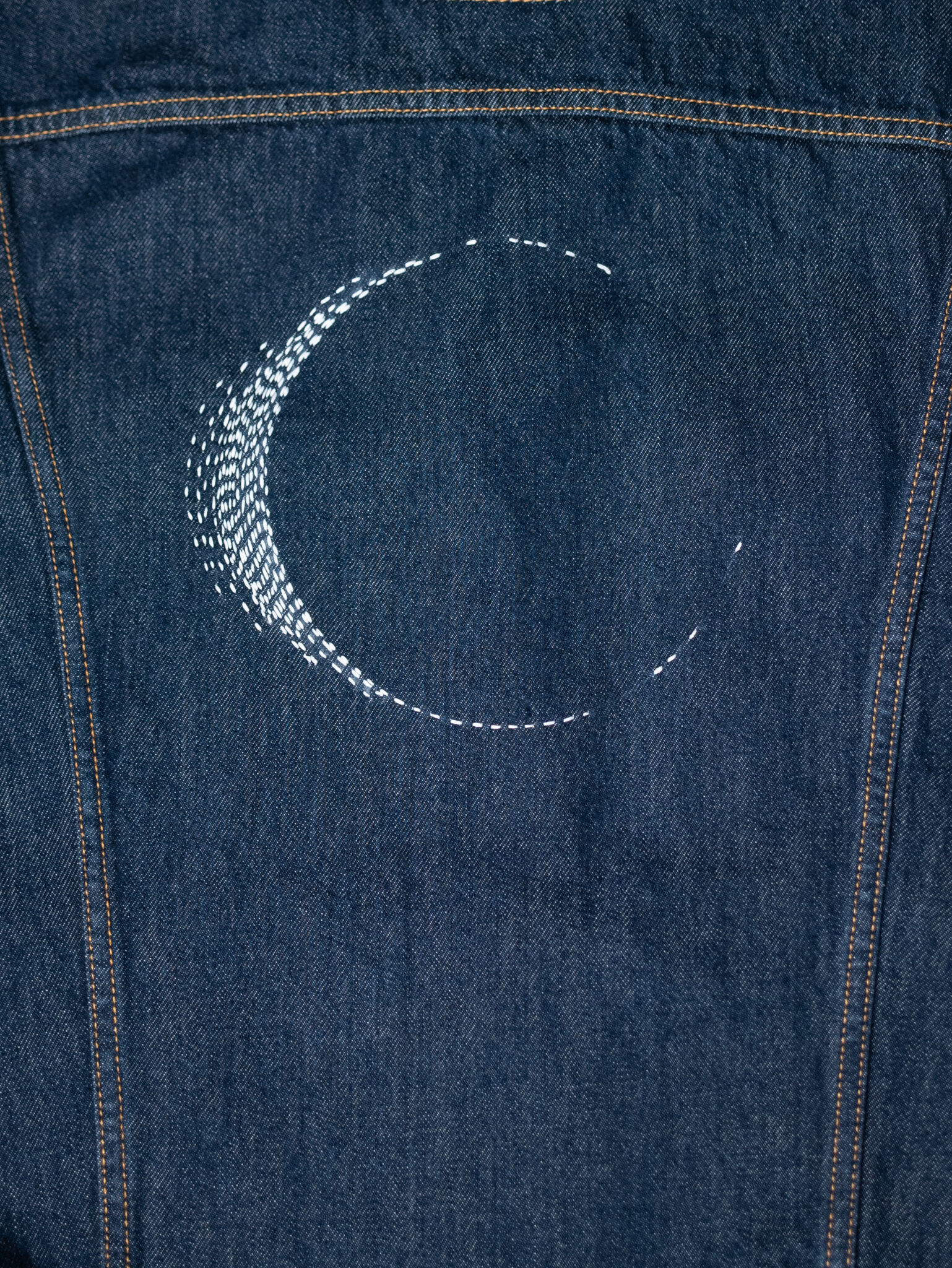 levi's type III trucker jacket with sashiko Image 6