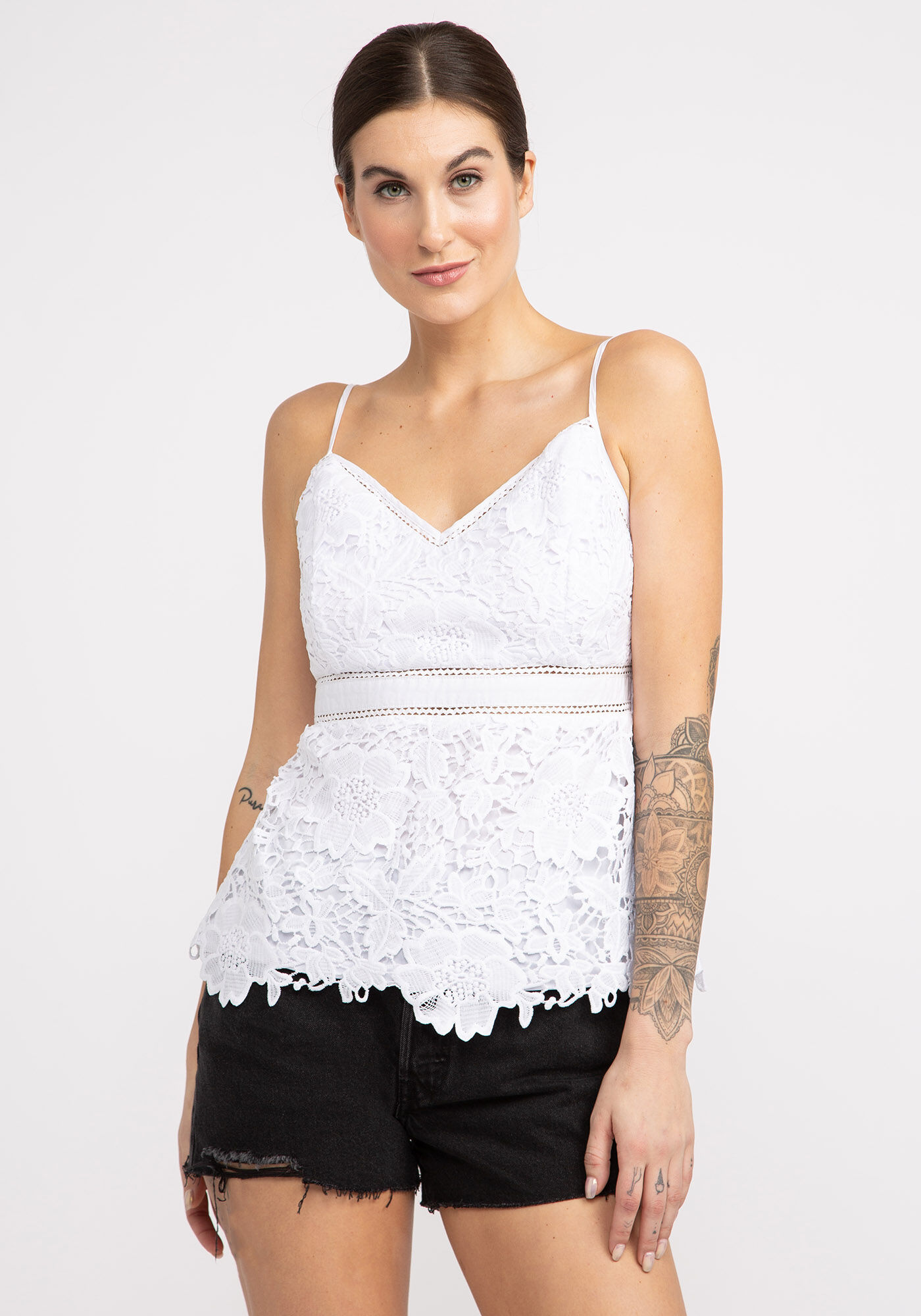 jolene crochet lace tank top Image 1