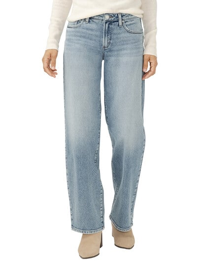 Loose & Low Rise Straight Leg Jeans Loose & Low Rise Straight Leg Jeans