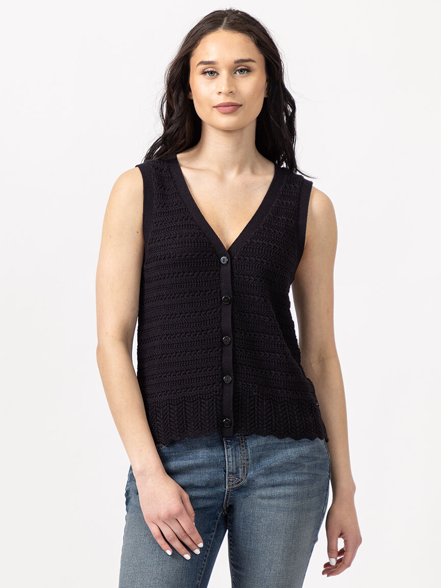 noni v neck vest Image 1
